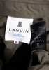 LANVIN en Bleu PARIS. Khaki Color Cut-off Nylon Trench Coat