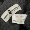 HIROKO KOSHINO JAPAN. Grey Stole Neck Wool Knit Coat