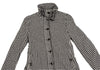 Max Mara  ITALY. WEEKEND White, Black Houndstooth Jacket