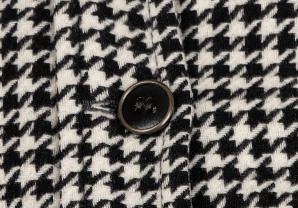 Max Mara  ITALY. WEEKEND White, Black Houndstooth Jacket