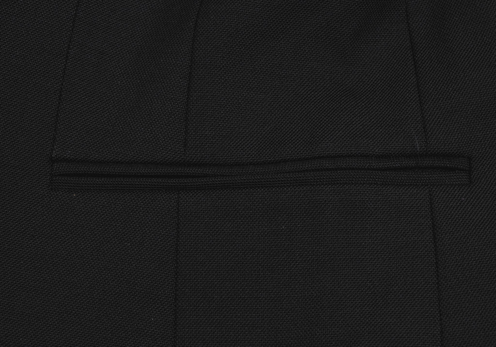 ISSEY MIYAKE JAPAN. EPOCA. Black Nylon Wool Stretch Jacket