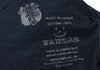45rpm JAPAN. 45R NEW. NWOT. Indigo Dyed Logo Printed Long Sleeve Shirt
