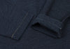 45rpm JAPAN. 45R NEW. NWOT. Indigo Dyed Logo Printed Long Sleeve Shirt