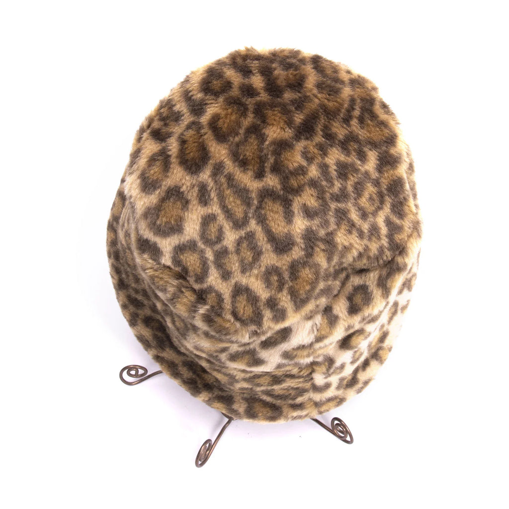 COMME des GARCONS JAPAN. Vintage Leopard Fur Fleece Hat