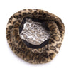 COMME des GARCONS JAPAN. Vintage Leopard Fur Fleece Hat