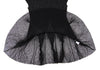 HIROKO KOSHINO JAPAN. HIROKO BIS. Black Jacquard Mesh Flare Dress