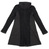 HIROKO KOSHINO JAPAN. HIROKO BIS. Black Jacquard Mesh Zip Jacket