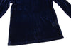 HIROKO KOSHINO  HIROKO BIS JAPAN. eSSeNtieL Gather Cuffs Blue Velor Shirt