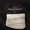 COMME des GARCONS JAPAN. TRICOT. Black Dyed Switching Skirt