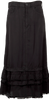 COMME des GARCONS JAPAN. TRICOT. Black Dyed Switching Skirt