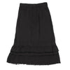 COMME des GARCONS JAPAN. TRICOT. Black Dyed Switching Skirt