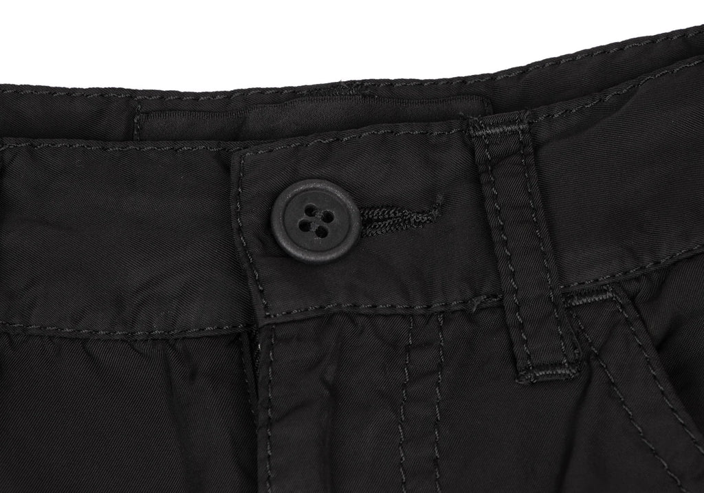 COMME des GARCONS JAPAN. TRICOT. Black Dyed Switching Skirt