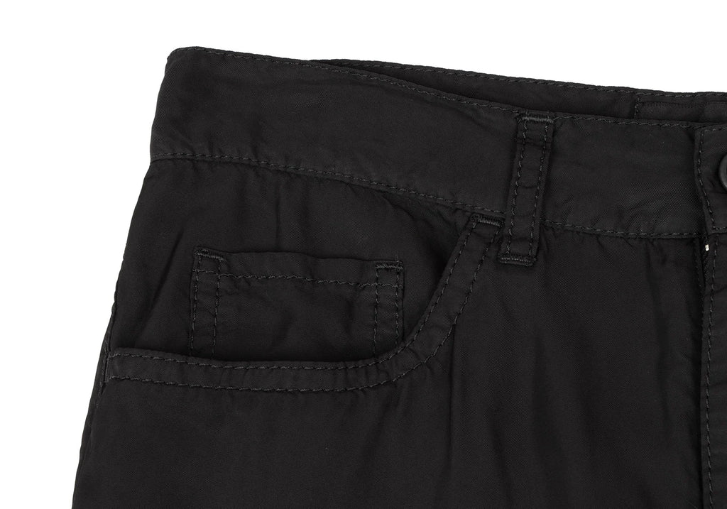 COMME des GARCONS JAPAN. TRICOT. Black Dyed Switching Skirt