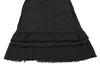 COMME des GARCONS JAPAN. TRICOT. Black Dyed Switching Skirt
