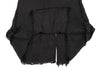 COMME des GARCONS JAPAN. TRICOT. Black Dyed Switching Skirt