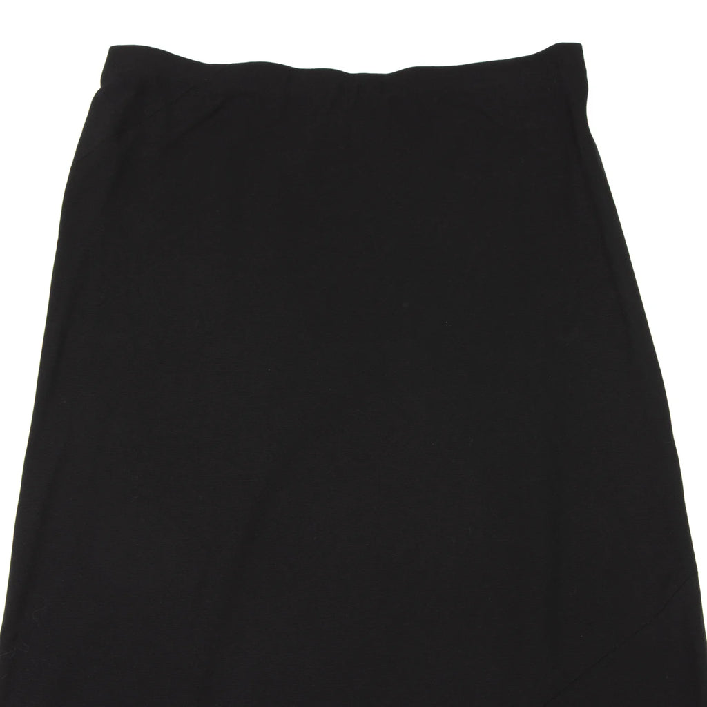 DONNA KARAN NEW YORK. DKNY. Black  Wool Long Skirt