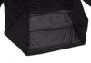 HIROKO KOSHINO  HIROKO BIS JAPAN. Black Mesh Front Crepe Design Shirt