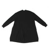 YOHJI YAMAMOTO JAPAN. Y's Black Wool Blend Sleeve Lining Dot Knit Dress