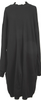 YOHJI YAMAMOTO JAPAN. Y's Black Wool Blend Sleeve Lining Dot Knit Dress