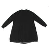 YOHJI YAMAMOTO JAPAN. Y's Black Wool Blend Sleeve Lining Dot Knit Dress