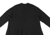 YOHJI YAMAMOTO JAPAN. Y's Black Wool Blend Sleeve Lining Dot Knit Dress