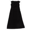 HIROKO KOSHINO. HIROKO BIS. Black Velor Sleeveless Dress