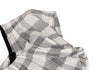 COMME des GARCONS JAPAN. TRICOT. Back Ribbon Frill White,Black Checker Dress