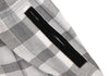 COMME des GARCONS JAPAN. TRICOT. Back Ribbon Frill White,Black Checker Dress