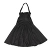 ISSEY MIYAKE JAPAN. EPOCA Black Strap Halter Design Wool Dress