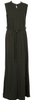 A/T(ATSURO TAYAMA)  JAPAN. Forest Green Wool Sleeveless Long Dress