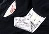 45RPM JAPAN.  Indigo Dyed Ribbon Neck Shirt/Blouse