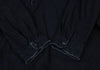 45RPM JAPAN.  Indigo Dyed Ribbon Neck Shirt/Blouse