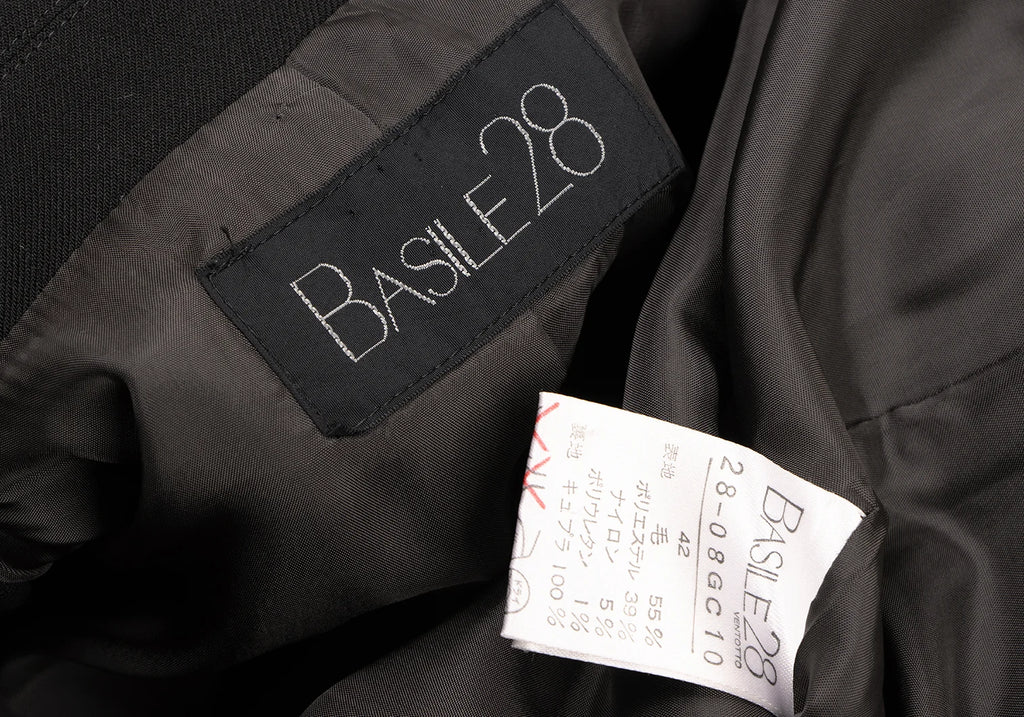 Max Mara BASILE 28 ITALY. Black Wool / Poly Jacket