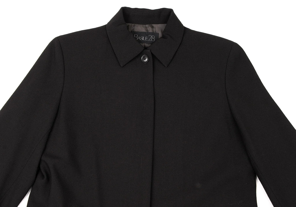 Max Mara BASILE 28 ITALY. Black Wool / Poly Jacket