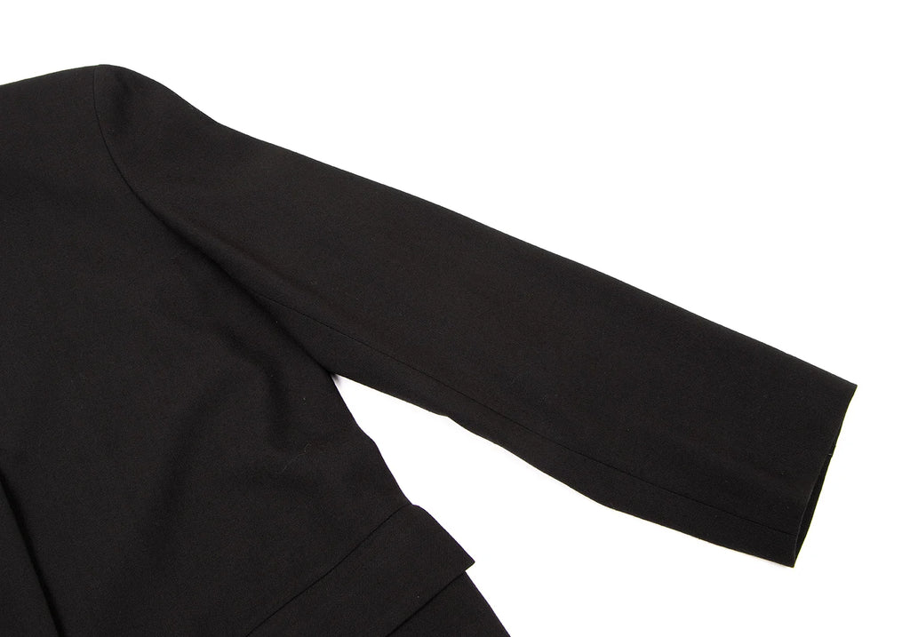 Max Mara BASILE 28 ITALY. Black Wool / Poly Jacket