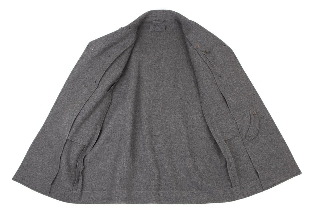 45RPM 45R japan. Cashmere Double Breasted Charcoal Wool/Cashmere Coat