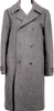 45RPM 45R japan. Cashmere Double Breasted Charcoal Wool/Cashmere Coat