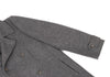 45RPM 45R japan. Cashmere Double Breasted Charcoal Wool/Cashmere Coat