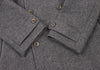 45RPM 45R japan. Cashmere Double Breasted Charcoal Wool/Cashmere Coat