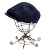 45rpm JAPAN. umii908. Navy Herringbone Cotton Newsboy Cap