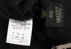 Jean Paul GAULTIER FEMME PARIS. Black Cotton Logo Lace Camisole Top