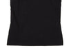 Jean Paul GAULTIER FEMME PARIS. Black Cotton Logo Lace Camisole Top