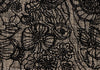 JUNKO SHIMADA JAPAN. Black, Beige Flower Printed Tweed Cropped Jacket