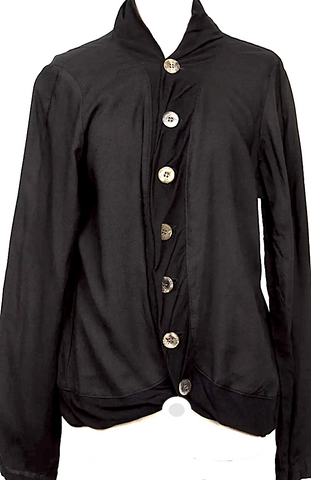 Marni Italy.  Grey Wool Blend Tweed Pattern Evening Jacket