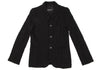 GOMME JAPAN. Black Cotton Nylon Lace Embroidery Jacket