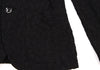 GOMME JAPAN. Black Cotton Nylon Lace Embroidery Jacket