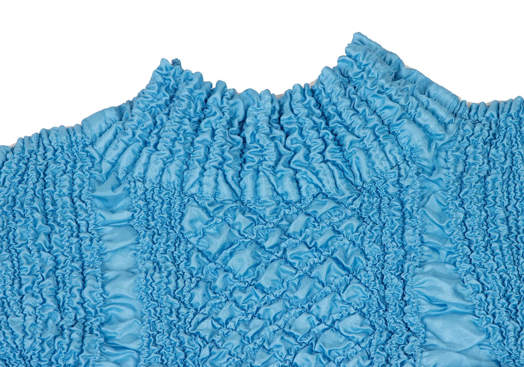 PEPLUM by YOSHIKI HISHINUMA Japan. Sky Blue Shirring High