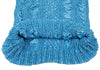 PEPLUM by YOSHIKI HISHINUMA Japan. Sky Blue Shirring High-neck Top
