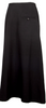 YOHJI YAMAMTO JAPAN. Y's Black Wool Gaba Flare Long Skirt