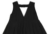 ADORE JAPAN. Black Pleats Sleeveless Maxi Dress